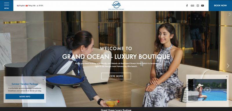 Dự án quảng bá hình ảnh trọn gói: Khách sạn Grand Ocean Luxury