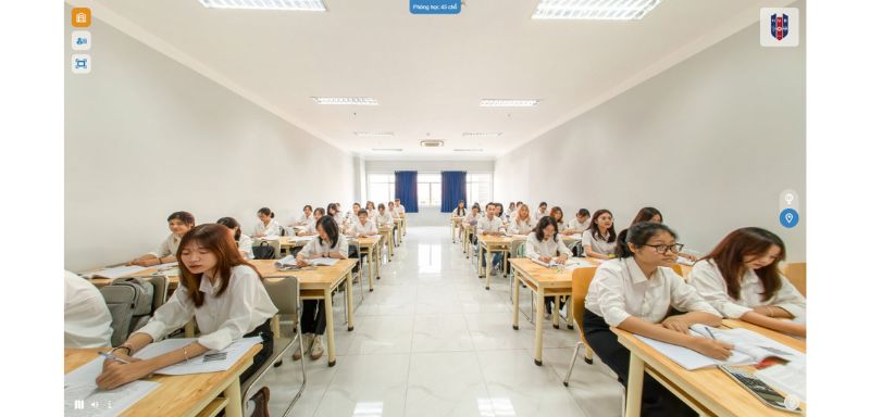 Sử dụng Sa bàn ảo thể hiện tổng quan bên ngoài trường học